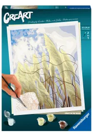 Malowanie po numerach CreArt - Trawa na wietrze Ravensburger