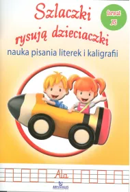 Szlaczki rysuj� dzieciaczki. Nauka pisania literek