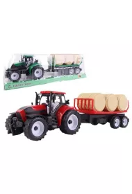 Traktor z przyczep� i belami mix Pro Kids