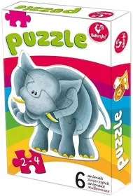 Puzzle 6w1 Zwierz�tka 2 Kukuryku