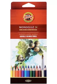 Koh-I-Noor Kredki akwarelowe zielony 24 szt.