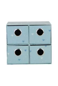 Pude�ko na biurko z 4 szufladkami Sweet Blue