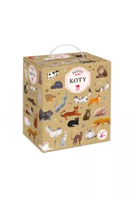 Puzzle 60 el. Puzzlove Czuczu. Koty Bright Junior Media