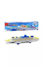 Statek pasa�erski z d�wi�kiem i �wiat�em LeanToys