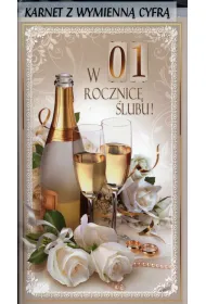 Karo Karnet Rocznica �lubu K2SC z wymienn� cyfr�