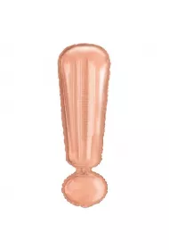 Amscan Balon foliowy znak ! r�owe z�oto 28x86cm