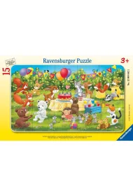 Puzzle w ramce 15 el. Przyj�cie urodzinowe Ravensburger