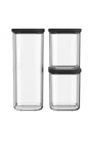 Mepal Zestaw pojemnikw Modula Black 10699554040 2 l + 2 x 1 l