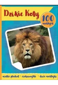 100 naklejek Dzikie koty