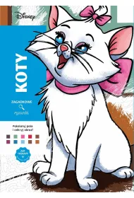 Art Therapy. Kolorowanka antystresowa. Disney Koty. Zagadkowe rysunki