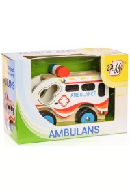 Auto drewniane Ambulans Daffi