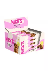 Nicks Baton z orzeszkami ziemnymi i czekolad Chrupicy Orzech Ziemny Zgrzewka 12 x 40 g