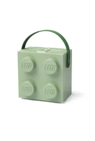 Lunchbox klocek LEGO z r�czk� Oliwkowy