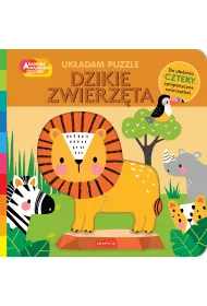 Dzikie zwierzta. Akademia mdrego dziecka. Ukadam puzzle