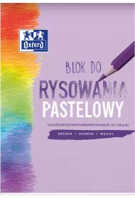 Oxford Blok rysunkowy A4 pastelowy 10 kartek
