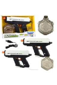 Pistolet na wod elektryczny 10m czarnobiay 800ml Leantoys