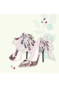 Clear Creations Karnet Swarovski kwadrat. Szpilki
