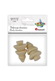 Titanum Choinki drewniane 2 szt