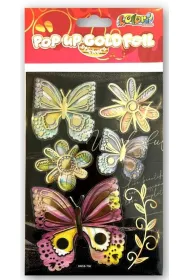 Naklejki foliowe Gold Butterflies PENMATE