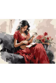Ideyka Malowanie po numerach - Melodyjny wdzi�k 40x50cm