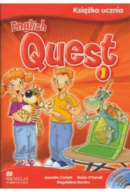 English Quest 1. Ksi��ka ucznia. J�zyk angielski