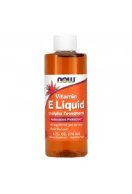 Now Foods Vitamin E liquid d-alpha Tocopherol - Witamina E krople Suplement diety 120 ml