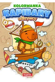 Kolorowanka z naklejkami. Odkrywcy. Kapibary