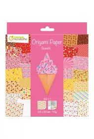 Papier Origami S�odycze 20x20cm 70g Avenue Mandarine