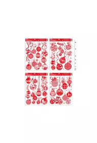 MFP Naklejki bo�onarodzeniowe brokat  20x30cm VA013