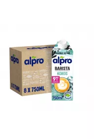 Alpro Barista do kawy - Napj Kokosowy z dodatkiem soi i wapniem Zgrzewka 8 x 750 ml