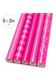 PaperHit Papier ozdobny 5x2mx57cm r�owy 5 szt.