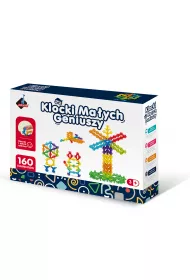 Klocki ma�ych geniuszy kwiatki kulki 160el