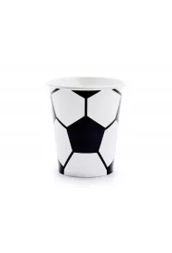 PartyDeco Kubeczki Pi�ka 260 ml 6 szt.