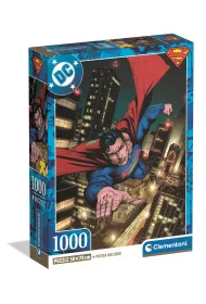Puzzle 1000 el. Compact DC Superman Clementoni