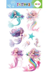 Tatua�e zmywalne Magical Sirens HAPPY COLOR