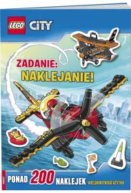 LEGO City. Zadanie: naklejanie. 200 naklejek