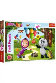 Puzzle 100 el. Masza i przyjaciele Trefl