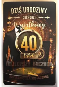 Yeku Karnet z wymiennymi rocznikami 40 m�ska