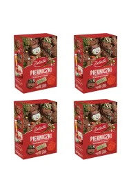 Delecta Pierniczki korzenne + foremki Zestaw 4 x 350 g
