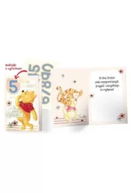 Kukartka Karnet B6 DSK-024 Urodziny Kubu� Puchatek (wymienne cyfry)