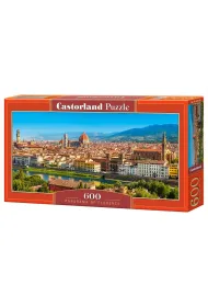 Puzzle 600 el. Panorama Florencji Castorland
