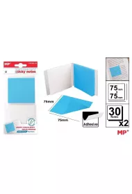 Mp Main Paper Karteczki samoprzylepne przezroczyste 75x75mm 60 szt.