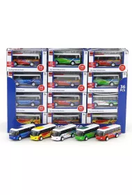 Autobus metalowy z nap�dem mix wzor�w Adar