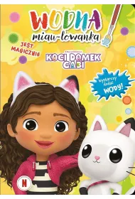 Malowanka wodna A4 Miau-lowanka jest magicznie. Koci Domek Gabi