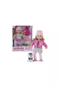 Lalka Natalia z pieskiem pluszowym 35 cm Artyk