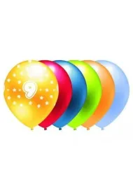 GoParty Balon metalik 9 mix kolor�w 5 szt.