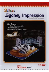 Puzzle 3D 59 el. Sydney Impression Cubic Fun