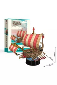 Puzzle 3D 85 el. �aglowiec Roman Warship Cubic Fun