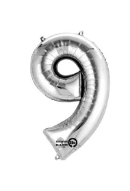 Amscan Balon foliowy cyfra 9 86 cm