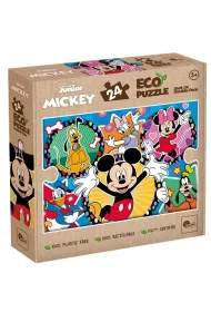 Puzzle dwustronne eko 24 el. Myszka Miki Lisciani